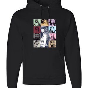 Swifty Collage - Unisex Black Hoodie